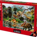 Anatolian Puzzle Dino Valley II Design