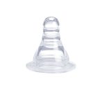 Narrow Neck Silicone Nipple 0+ (2Pcs)