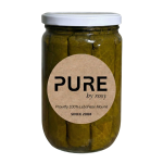 Grape leaves in water